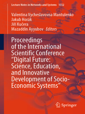 cover image of Proceedings of the International Scientific Conference "Digital Future